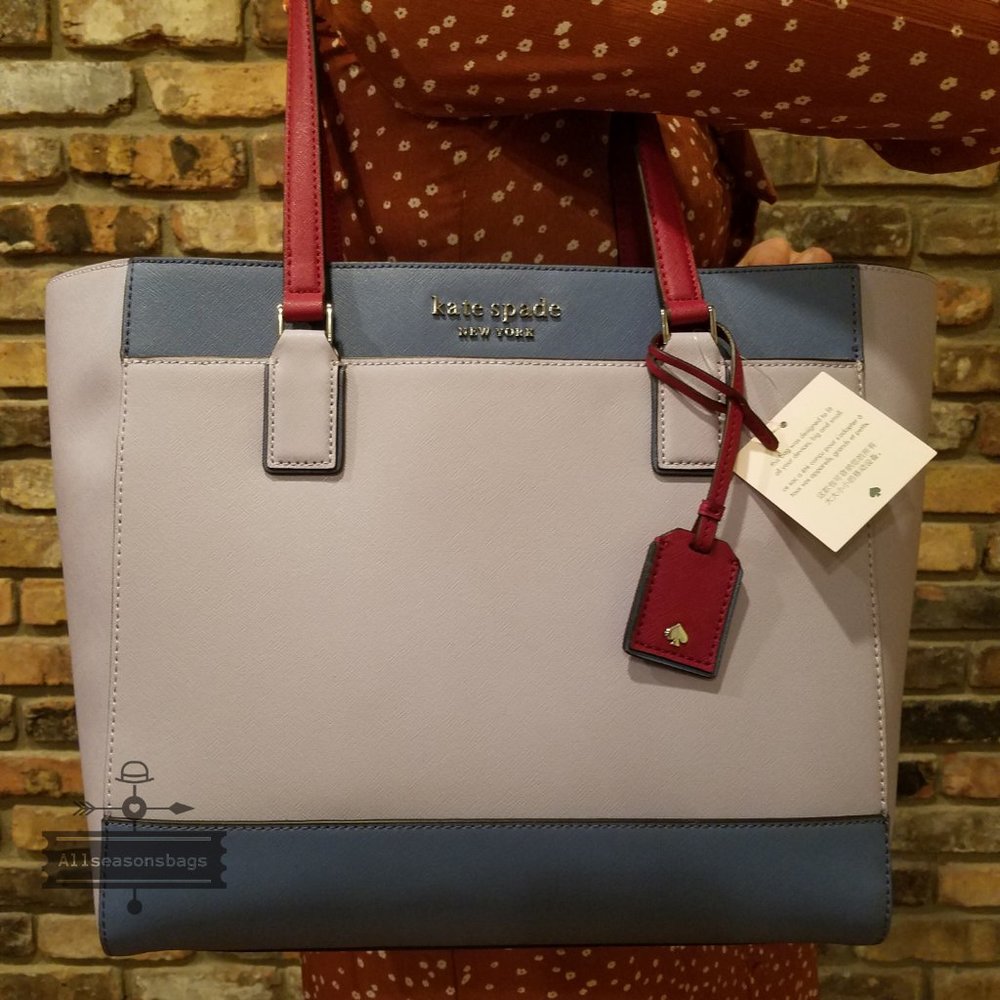 NWT Kate Spade Cameron Laptop Tote Large Frozen - Picture 6 of 8